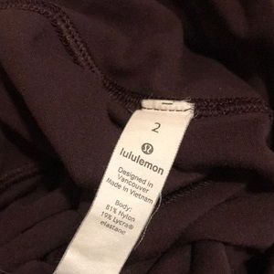 Dark Purple Lululemon Leggings